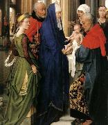 WEYDEN, Rogier van der St Columba Altarpiece Sweden oil painting artist